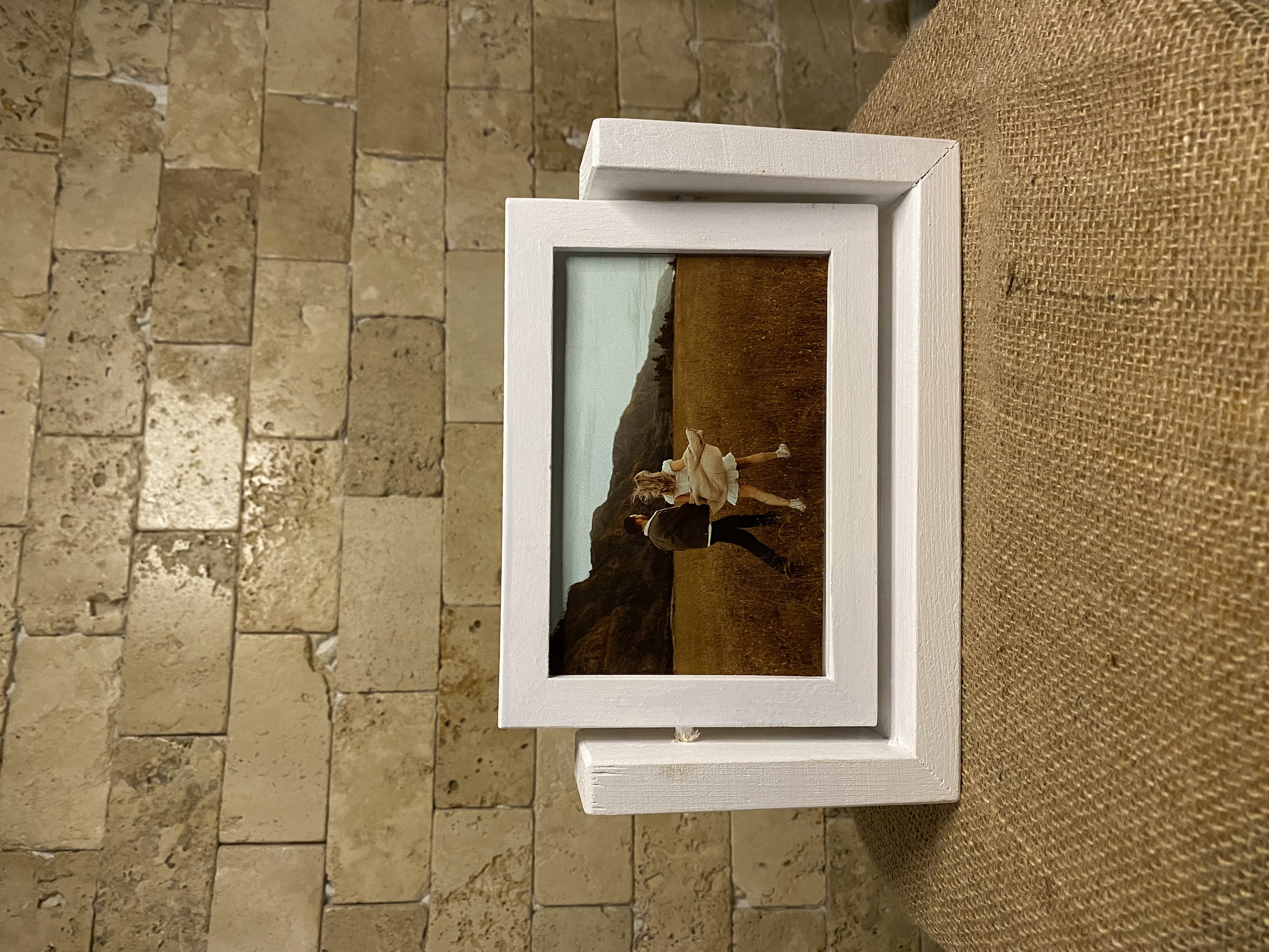 El Yapımı Ahşap Dönen Fotoğraf Çerçevesi